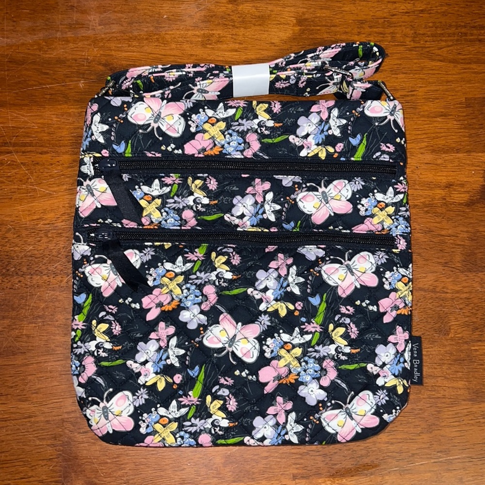 Vera Bradley Triple Zip Hipster Crossbody